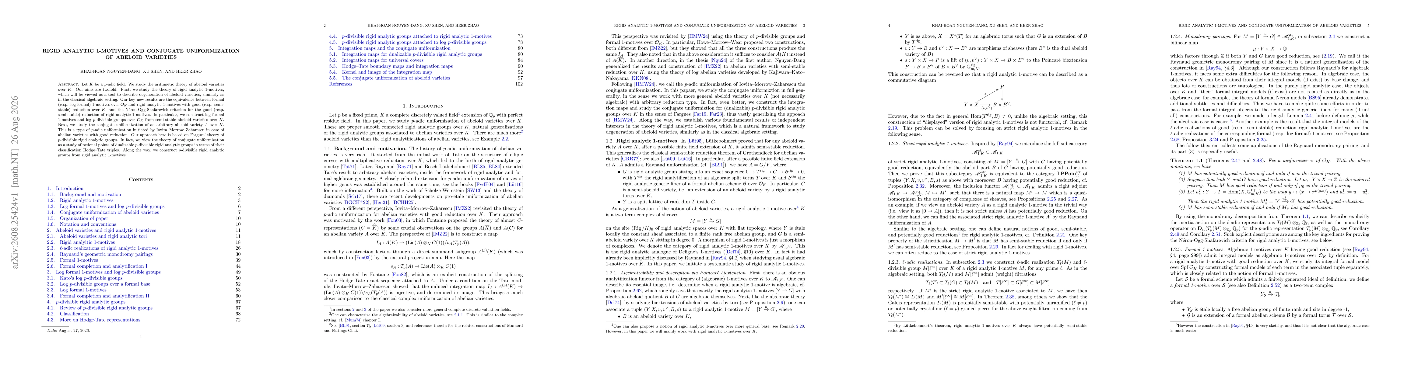 Thumbnail for Rigid analytic 1-motives and conjugate uniformization of abeloid varieties