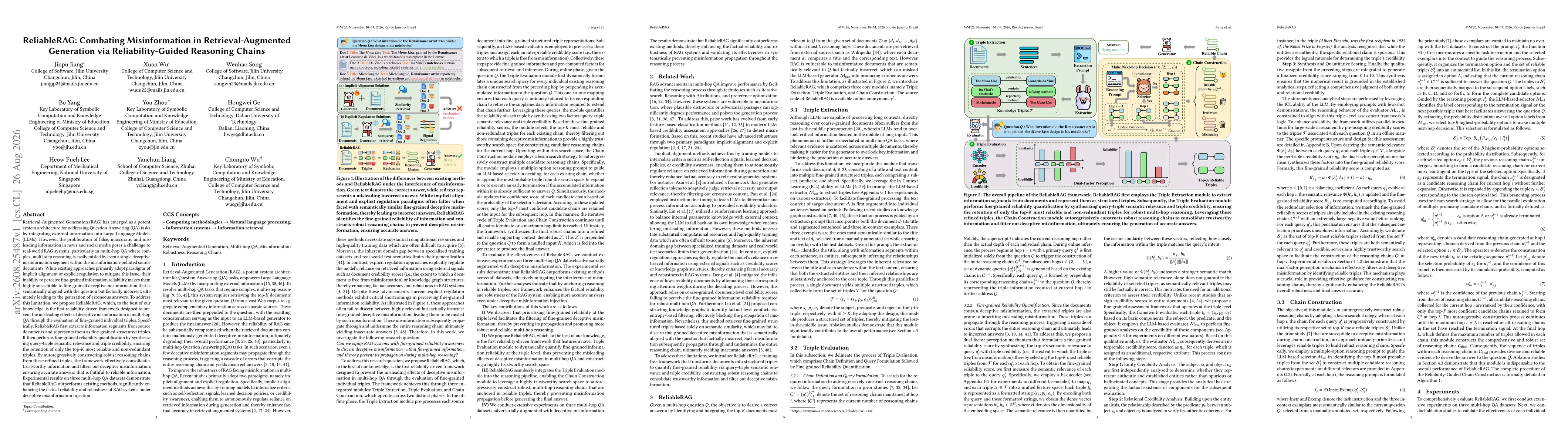 Thumbnail for ReliableRAG: Combating Misinformation in Retrieval-Augmented Generation via Reliability-Guided Reasoning Chains