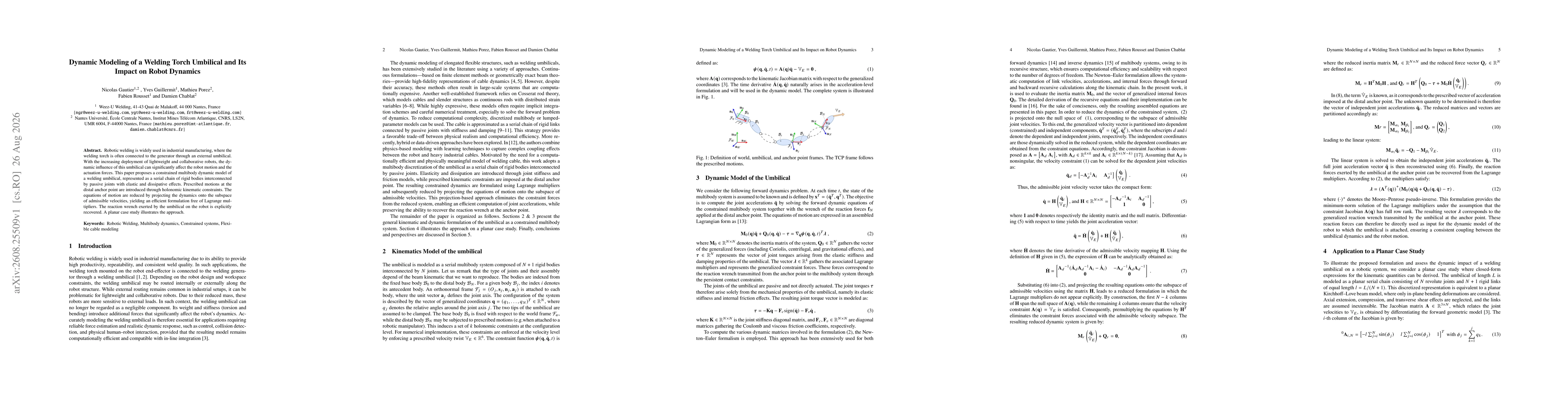 Thumbnail for Dynamic Modeling of a Welding Torch Umbilical and Its Impact on Robot Dynamics