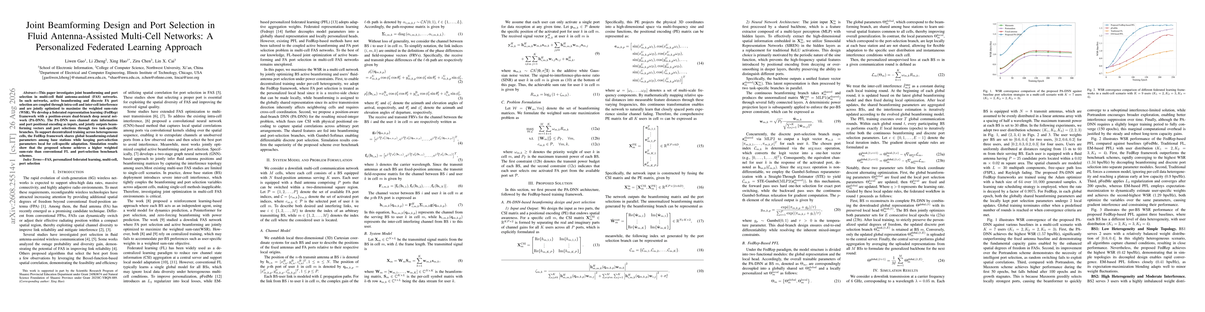 Thumbnail for Joint Beamforming Design and Port Selection in Fluid Antenna-Assisted Multi-Cell Networks: A Personalized Federated Learning Approach