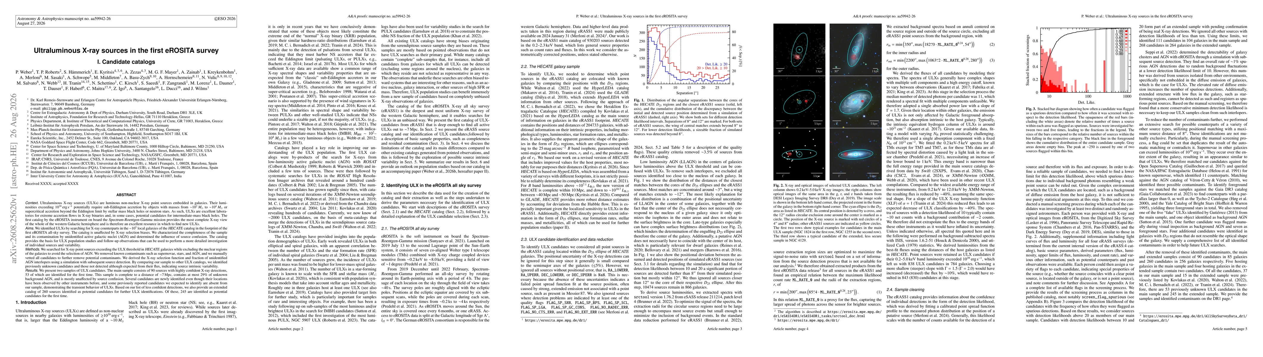 Thumbnail for Ultraluminous X-ray sources in the first eROSITA survey I. Candidate catalogs