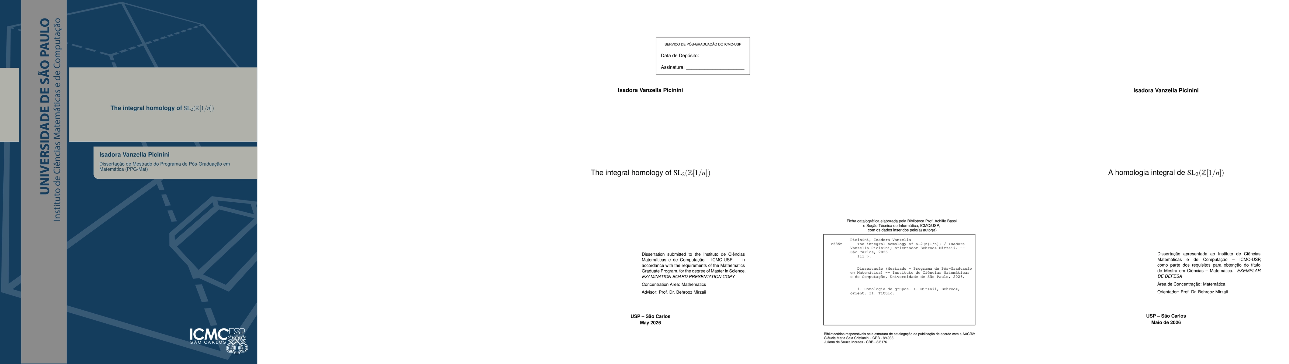 Thumbnail for The integral homology of $\text{SL}_2(\mathbb{Z}[1/n])$