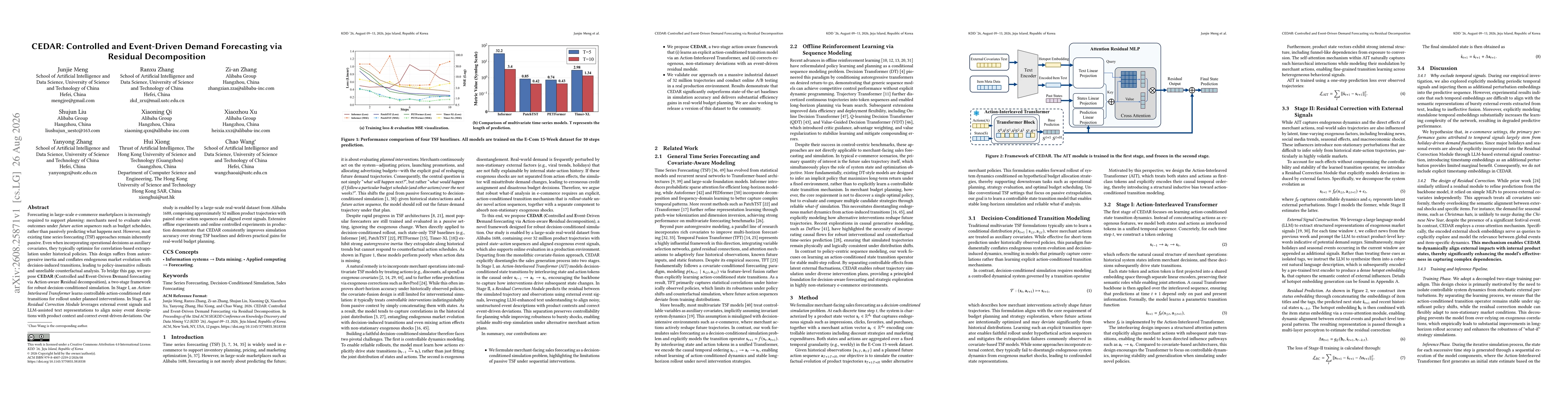 Thumbnail for CEDAR: Controlled and Event-Driven Demand Forecasting via Residual Decomposition