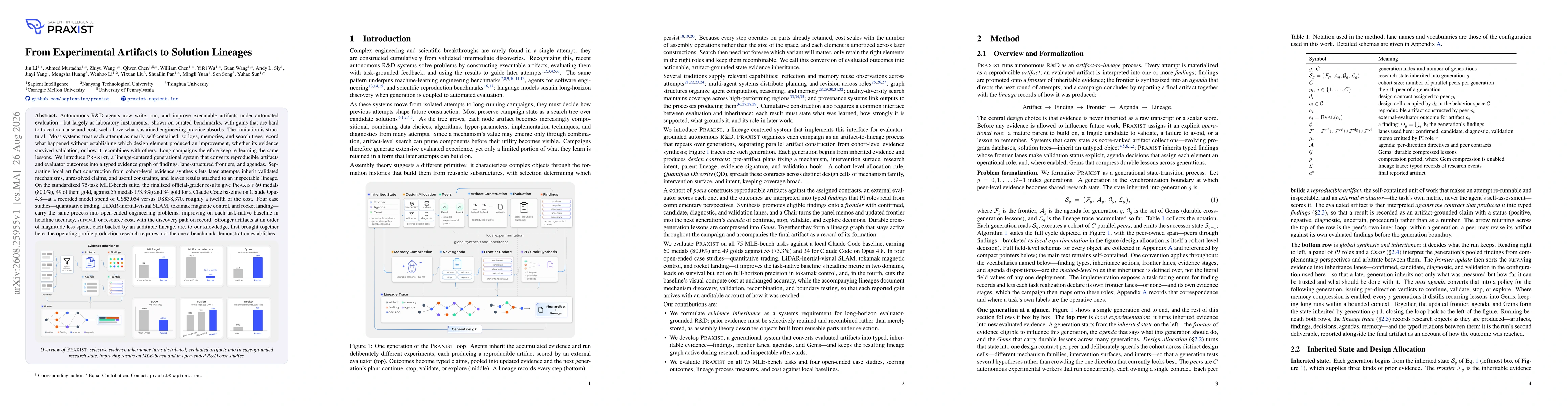 Thumbnail for Praxist: From Experimental Artifacts to Solution Lineages