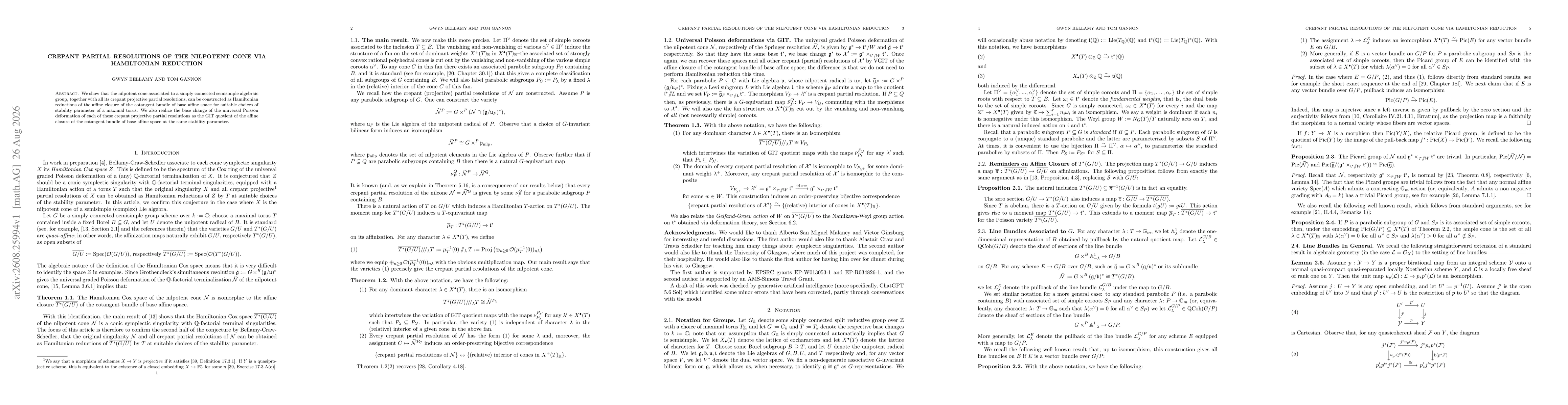 Thumbnail for Crepant partial resolutions of the nilpotent cone via Hamiltonian reduction