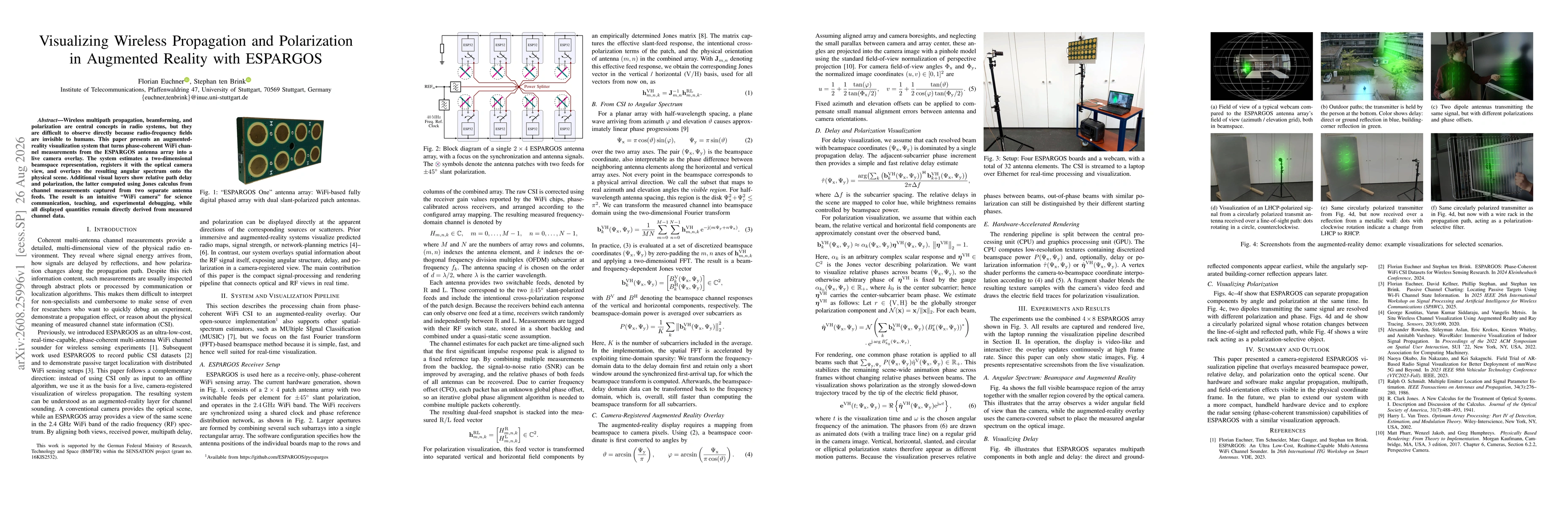 Thumbnail for Visualizing Wireless Propagation and Polarization in Augmented Reality with ESPARGOS