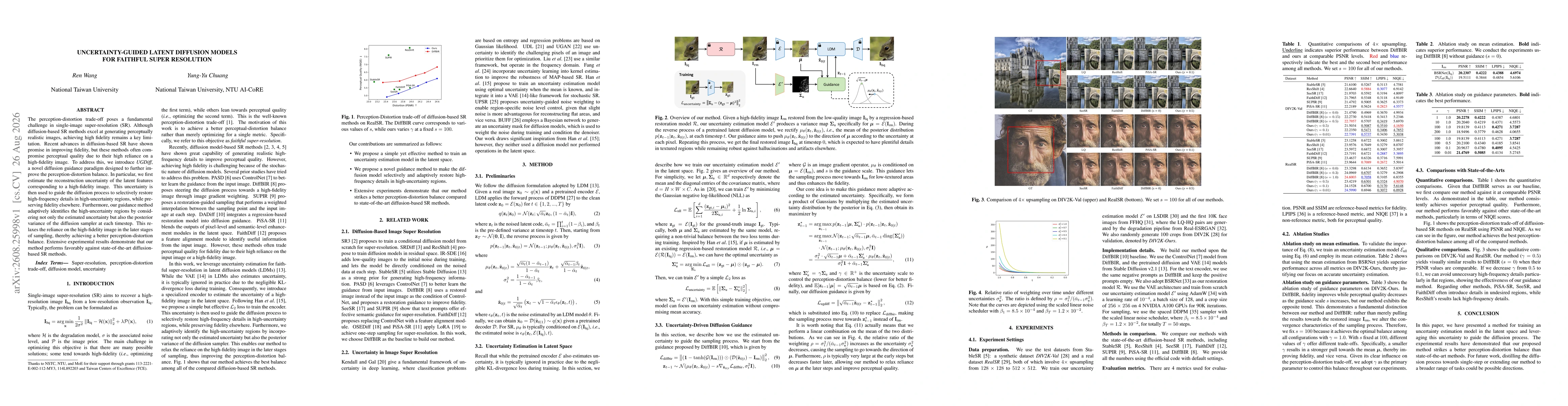 Thumbnail for Uncertainty-Guided Latent Diffusion Models for Faithful Super Resolution