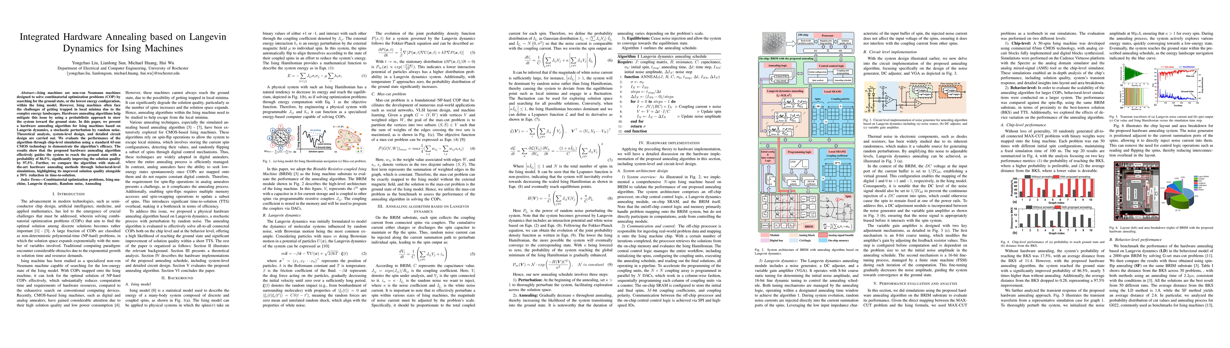 Thumbnail for Integrated Hardware Annealing based on Langevin Dynamics for Ising Machines