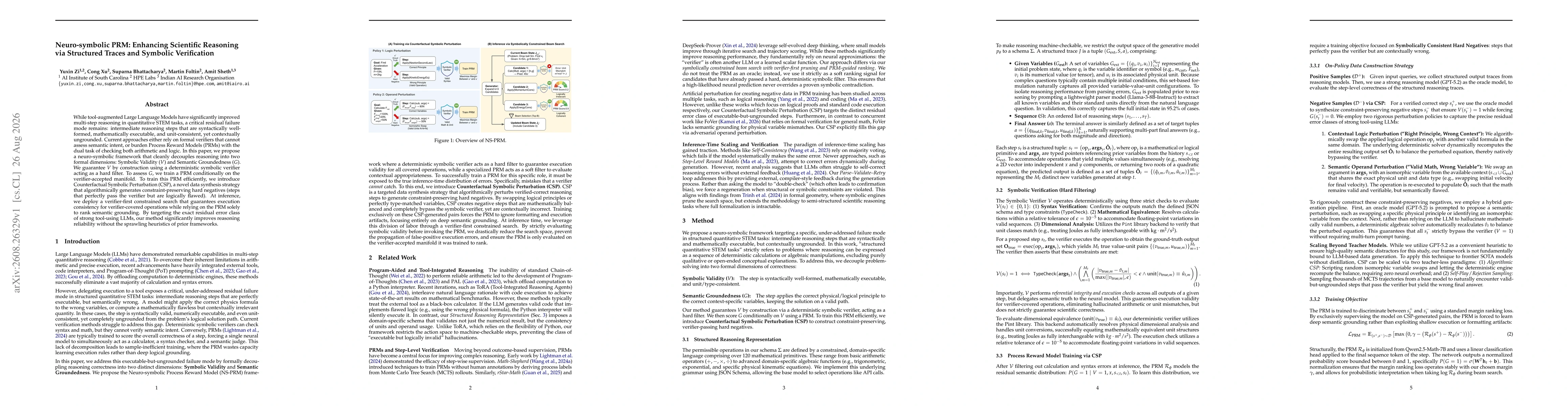 Thumbnail for Neuro-symbolic PRM: Enhancing Scientific Reasoning via Structured Traces and Symbolic Verification