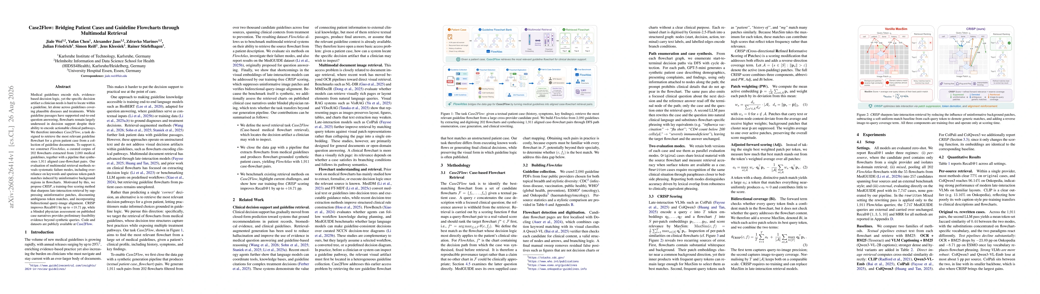 Thumbnail for Case2Flow: Bridging Patient Cases and Guideline Flowcharts through Multimodal Retrieval