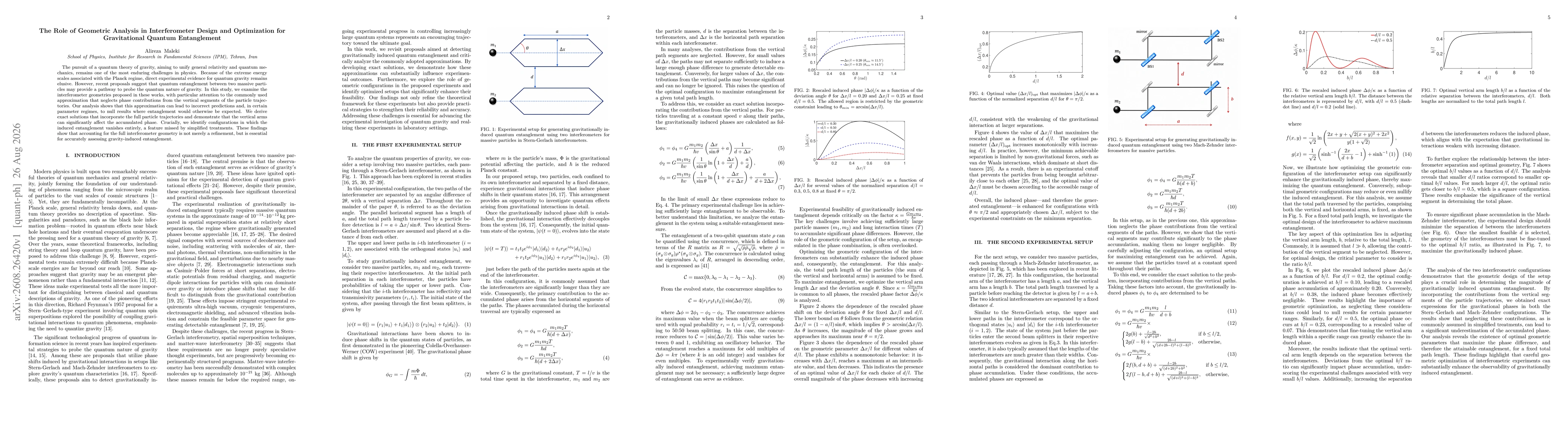 Thumbnail for The Role of Geometric Analysis in Interferometer Design and Optimization for Gravitational Quantum Entanglement