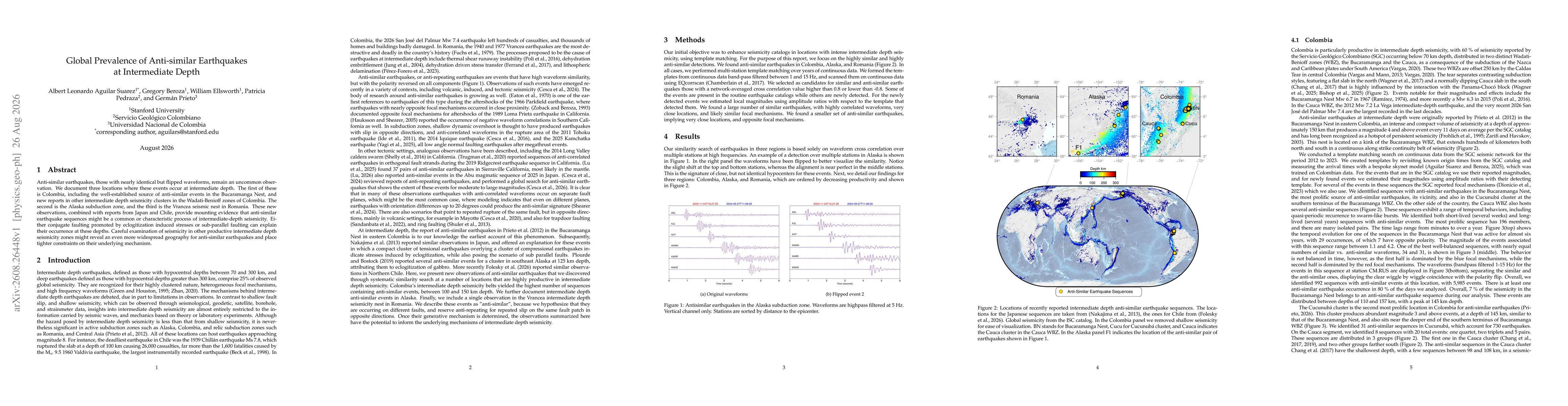 Thumbnail for Global Prevalence of Anti-similar Earthquakes at Intermediate Depth