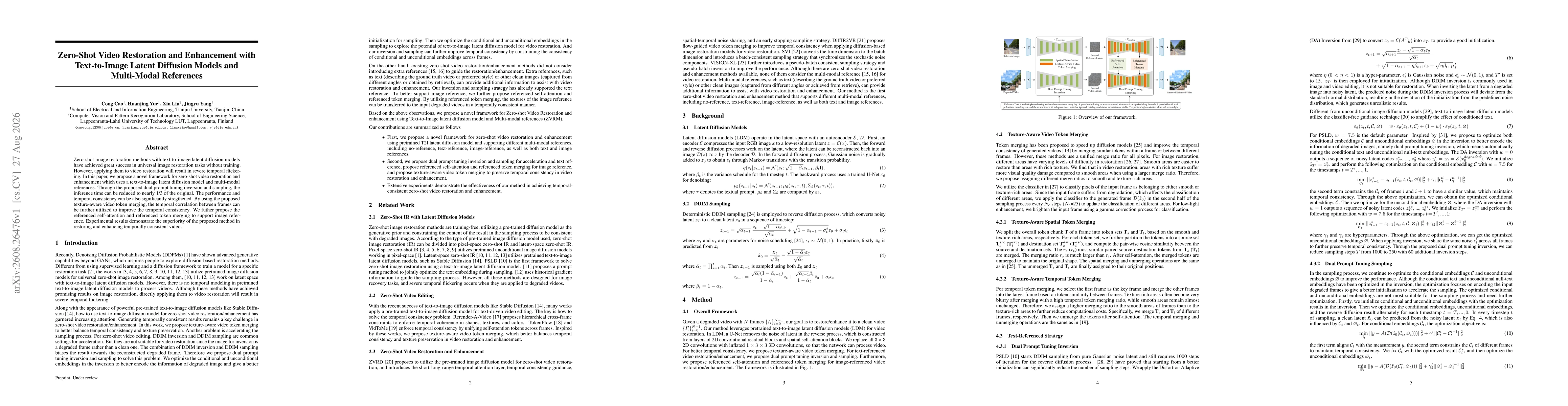 Thumbnail for Zero-Shot Video Restoration and Enhancement with Text-to-Image Latent Diffusion Models and Multi-Modal References
