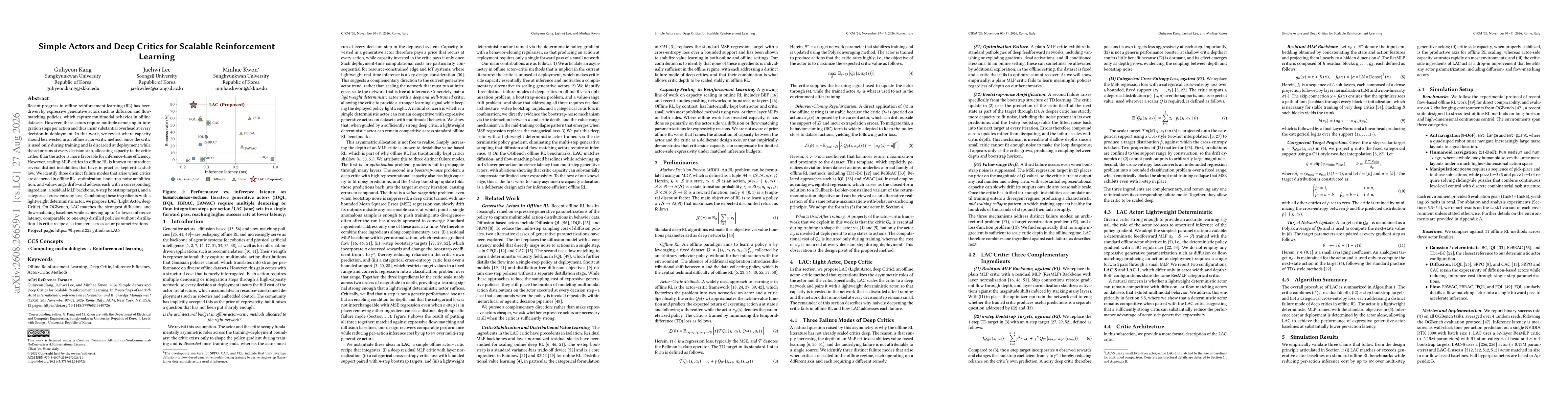 Thumbnail for Simple Actors and Deep Critics for Scalable Reinforcement Learning