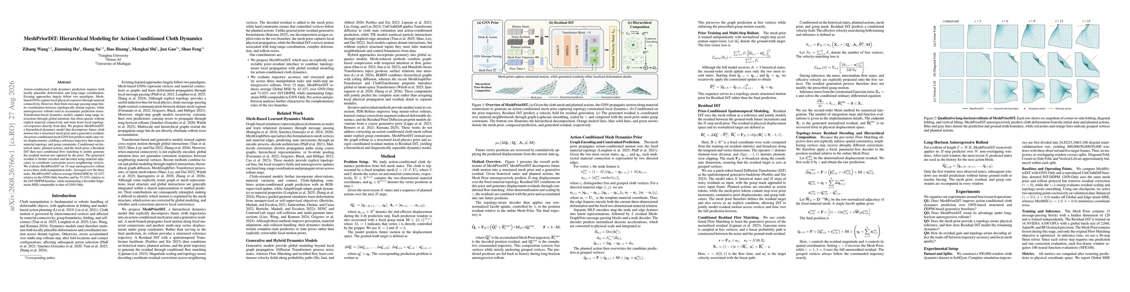 Thumbnail for MeshPriorDiT: Hierarchical Modeling for Action-Conditioned Cloth Dynamics