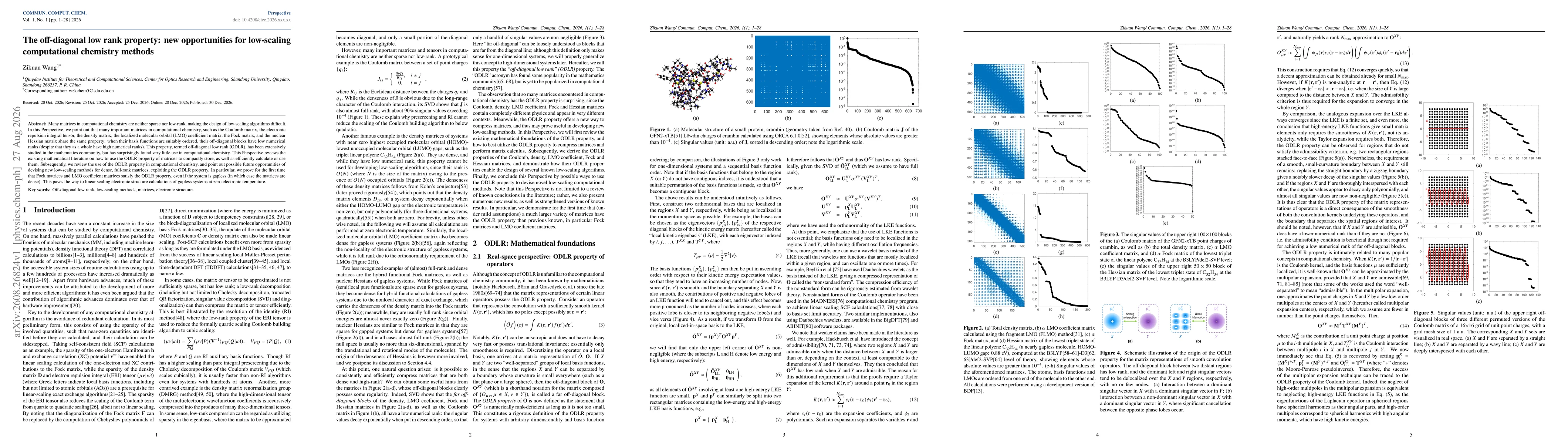 Thumbnail for The off-diagonal low rank property: new opportunities for low-scaling computational chemistry methods