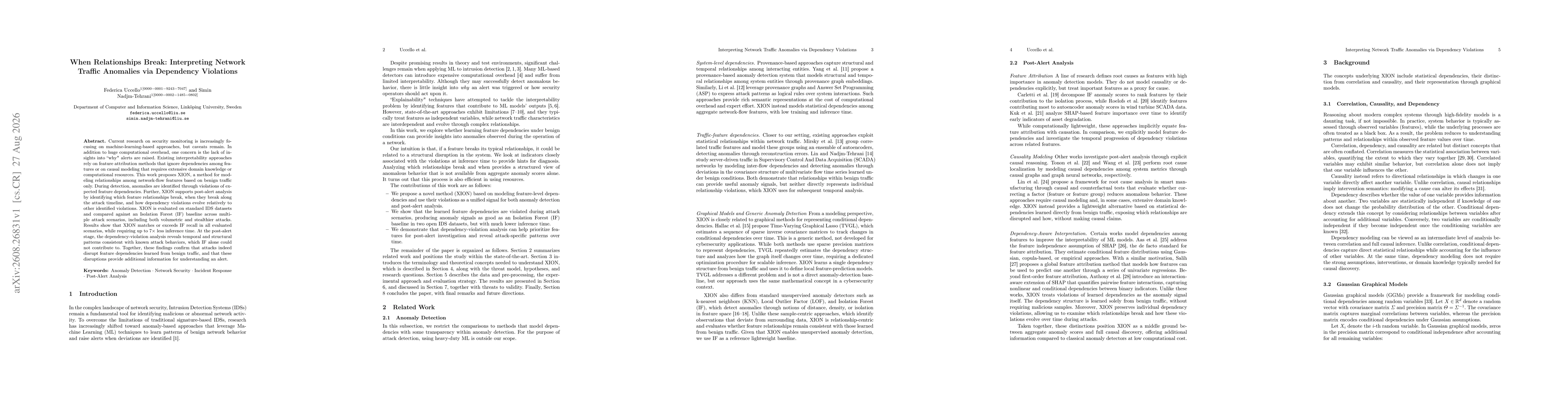 Thumbnail for When Relationships Break: Interpreting Network Traffic Anomalies via Dependency Violations