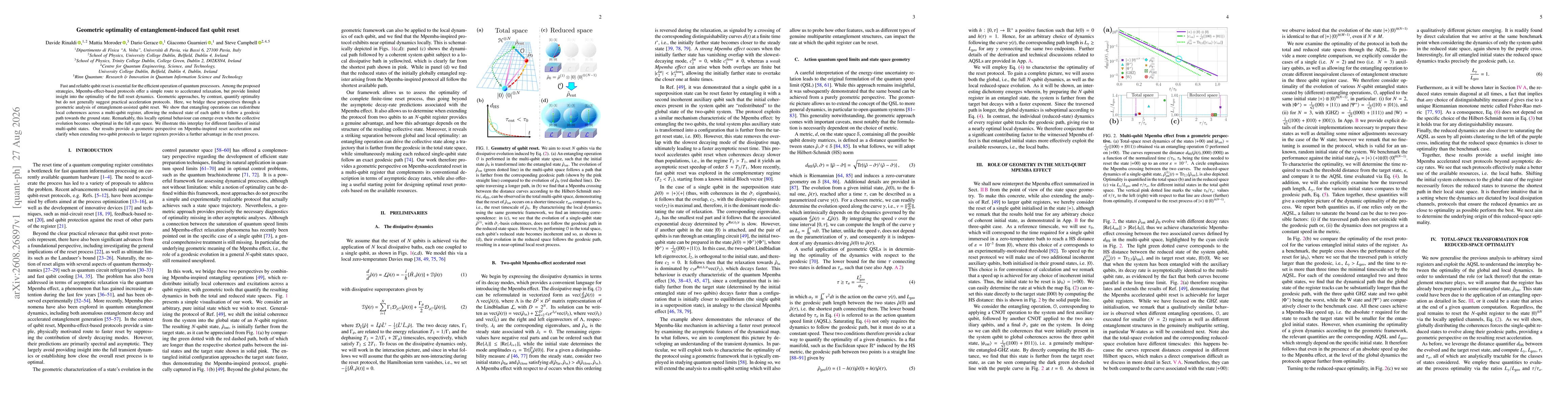 Thumbnail for Geometric optimality of entanglement-induced fast qubit reset