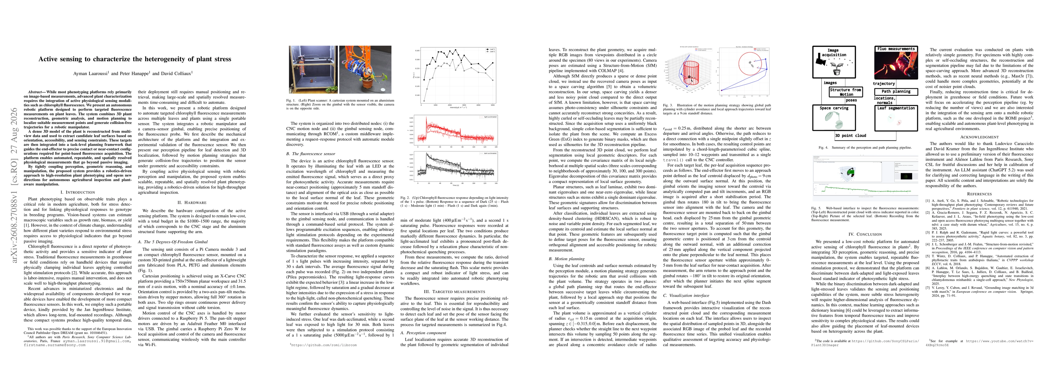 Thumbnail for Active sensing to characterize the heterogeneity of plant stress