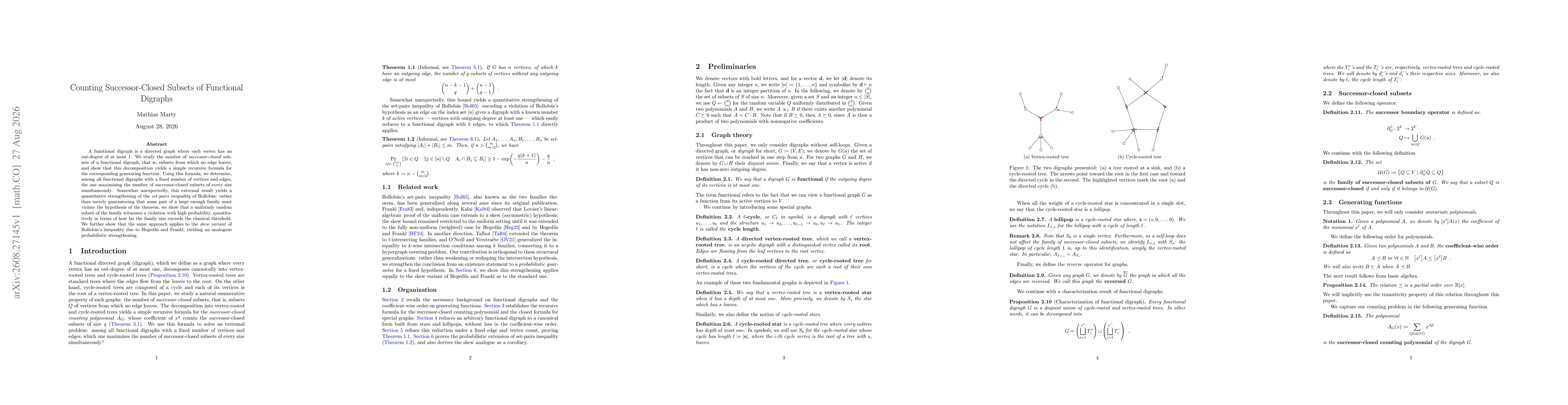 Thumbnail for Counting Successor-Closed Subsets of Functional Digraphs
