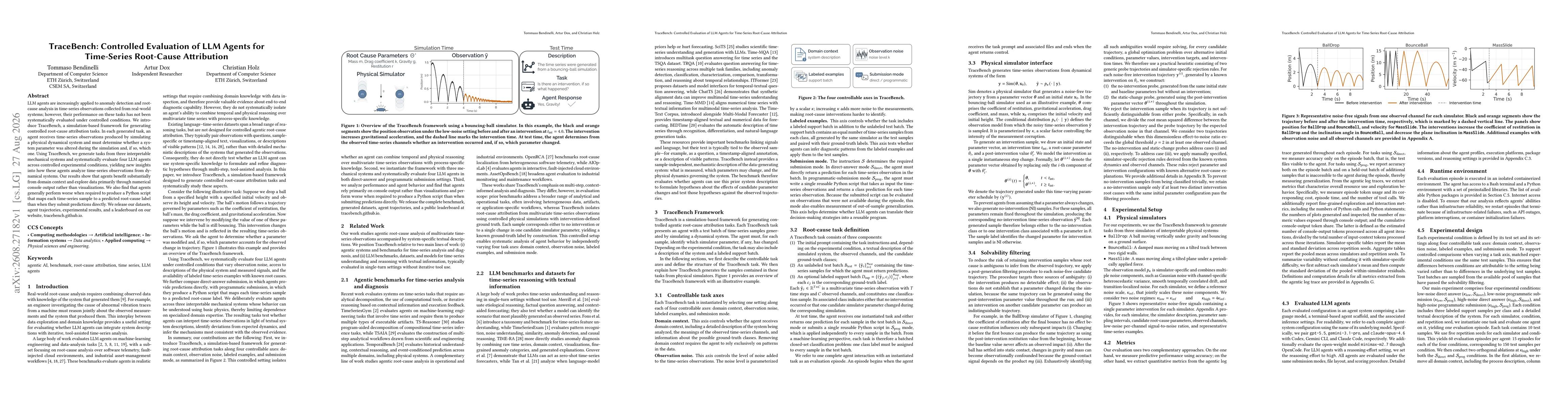 Thumbnail for TraceBench: Controlled Evaluation of LLM Agents for Time-Series Root-Cause Attribution