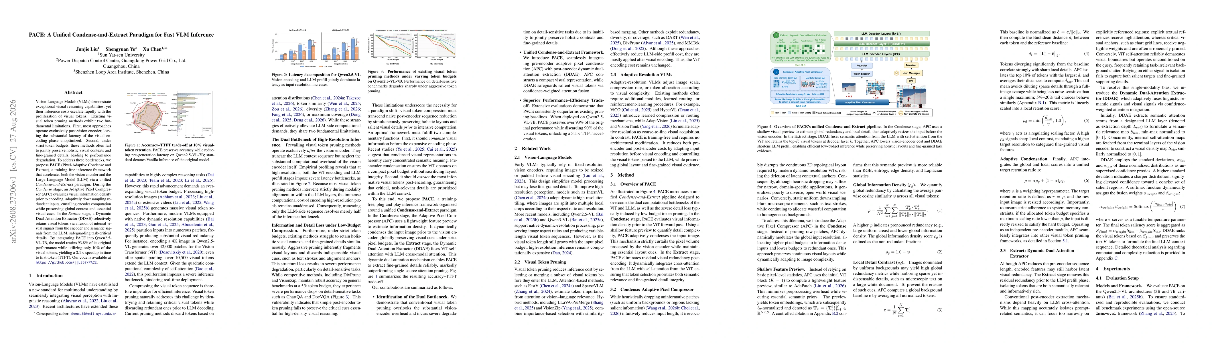 Thumbnail for PACE: A Unified Condense-and-Extract Paradigm for Fast VLM Inference
