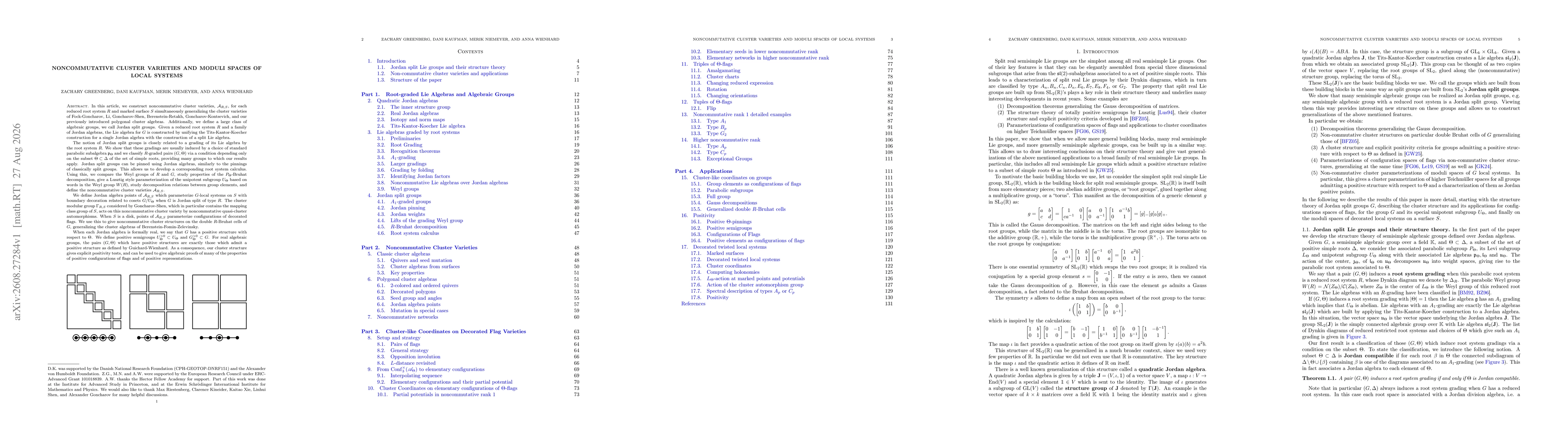 Thumbnail for Noncommutative Cluster Varieties and Moduli Spaces of Local Systems