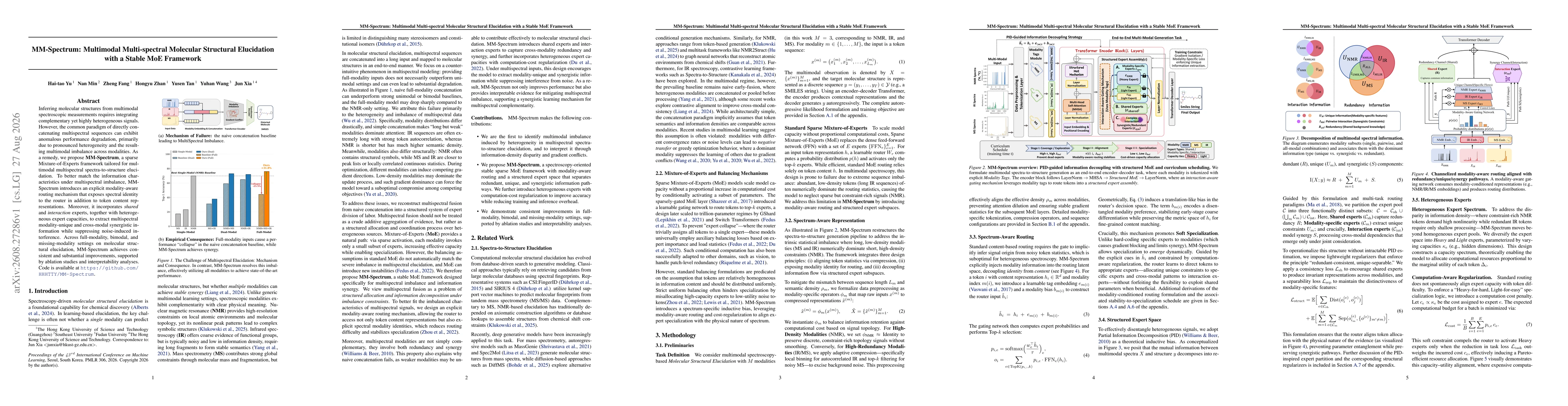 Thumbnail for MM-Spectrum: Multimodal Multi-spectral Molecular Structural Elucidation with a Stable MoE Framework