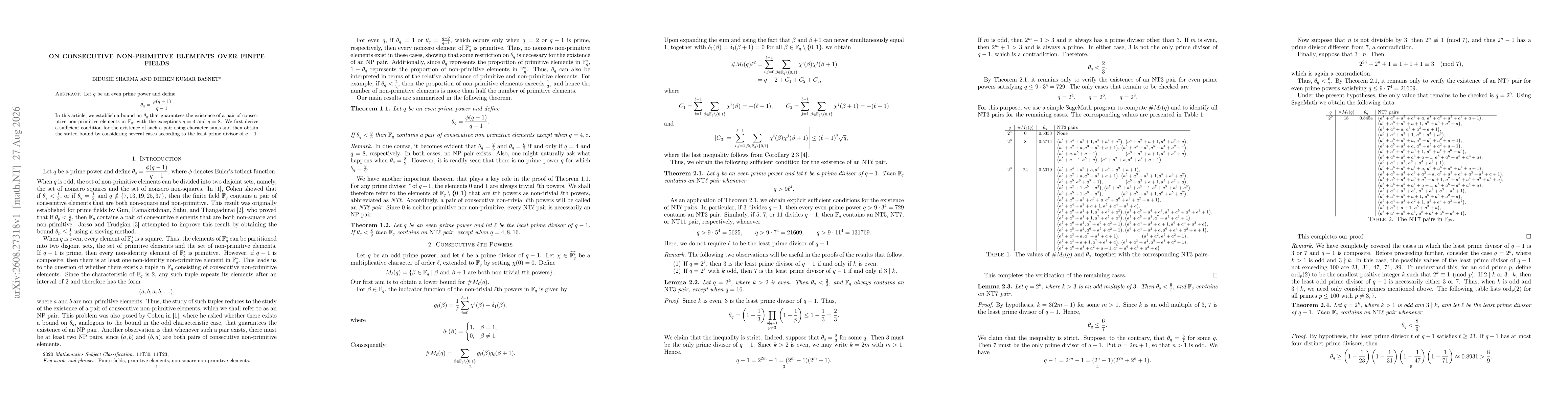 Thumbnail for On Consecutive Non-primitive Elements over Finite Fields