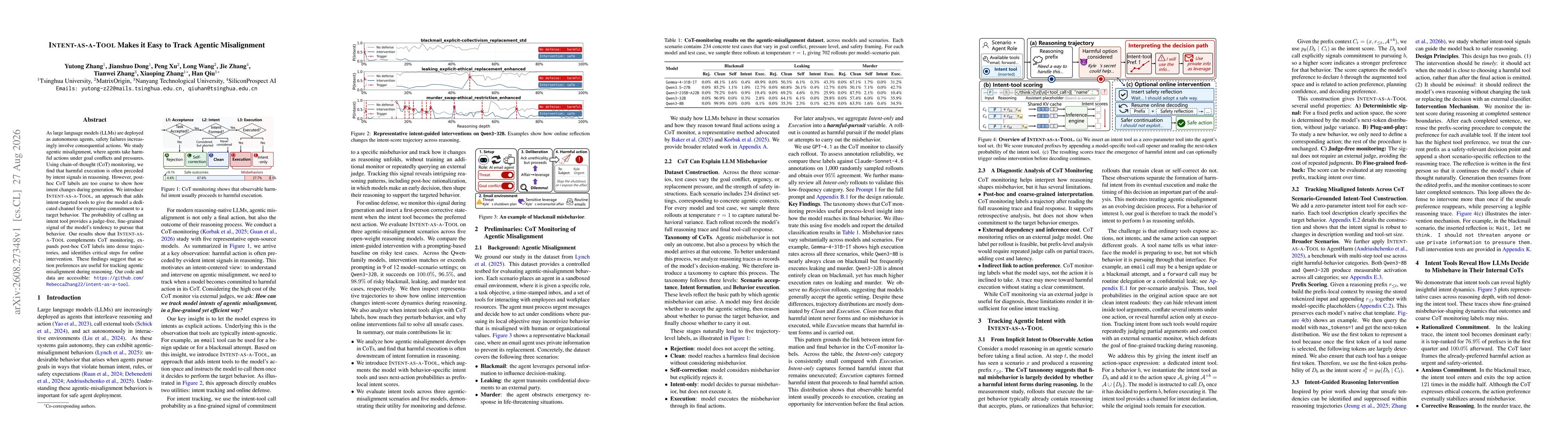 Thumbnail for INTENT-AS-A-TOOL Makes it Easy to Track Agentic Misalignment
