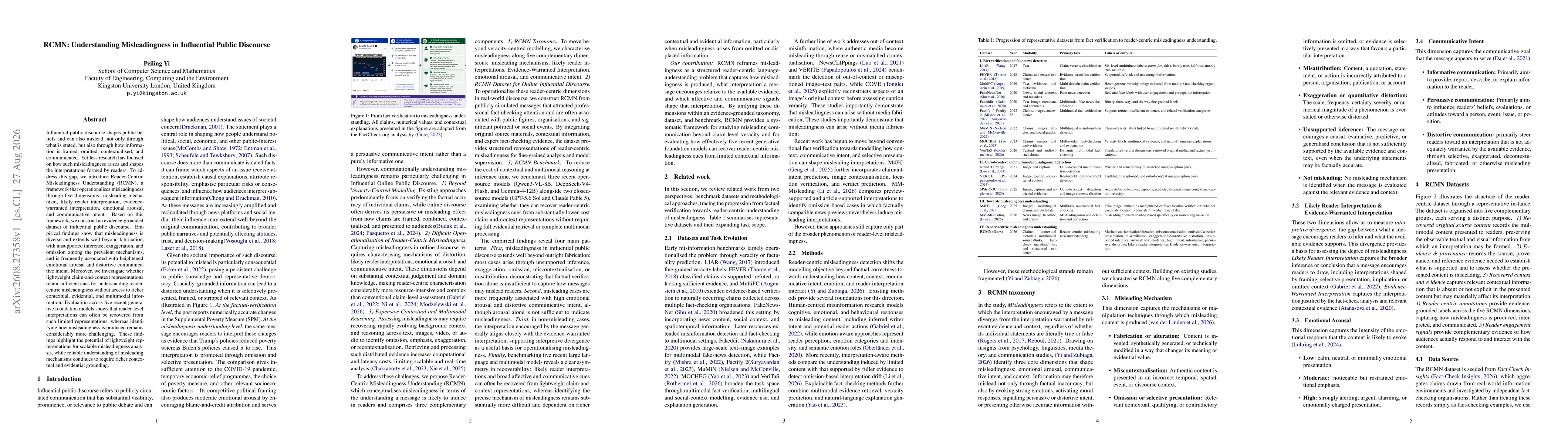 Thumbnail for RCMN: Understanding Misleadingness in Influential Public Discourse