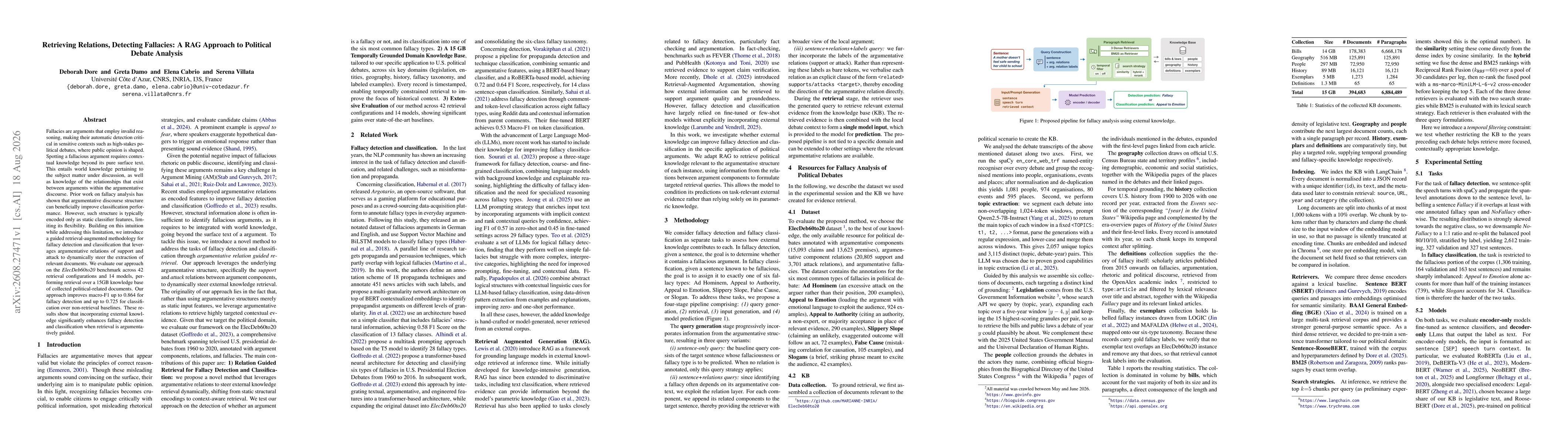 Thumbnail for Retrieving Relations, Detecting Fallacies: A RAG Approach to Political Debate Analysis
