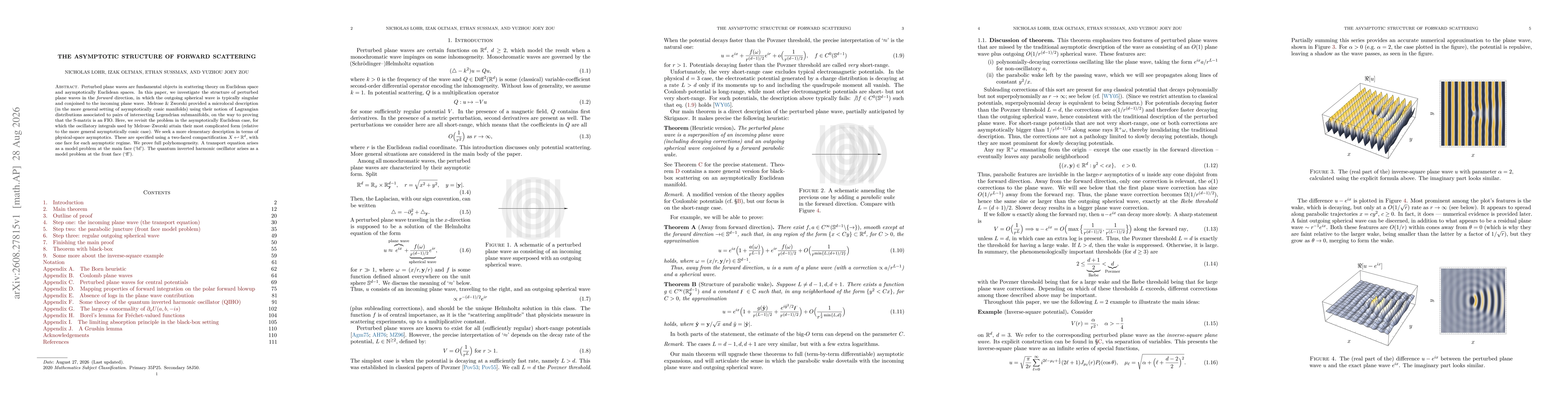 Thumbnail for The asymptotic structure of forward scattering