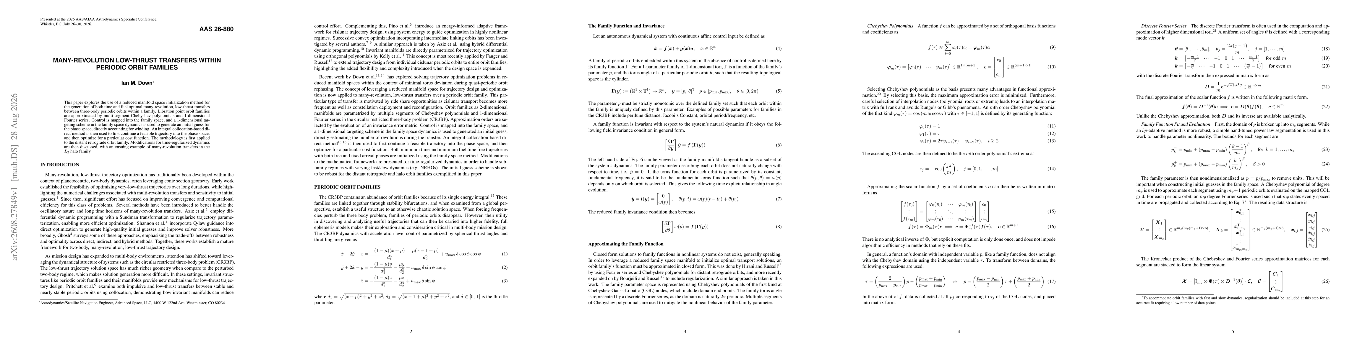 Thumbnail for Many-Revolution Low-Thrust Transfers within Periodic Orbit Families