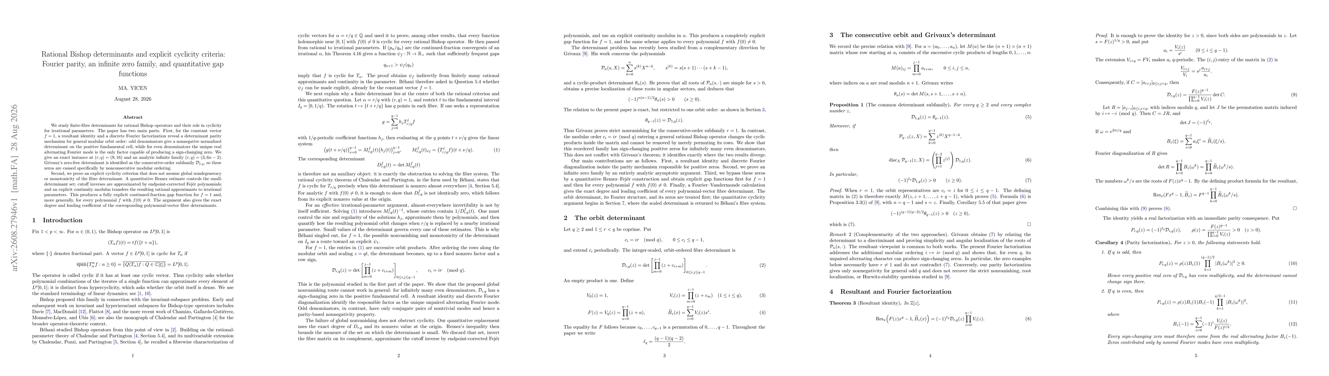 Thumbnail for Rational Bishop determinants and explicit cyclicity criteria