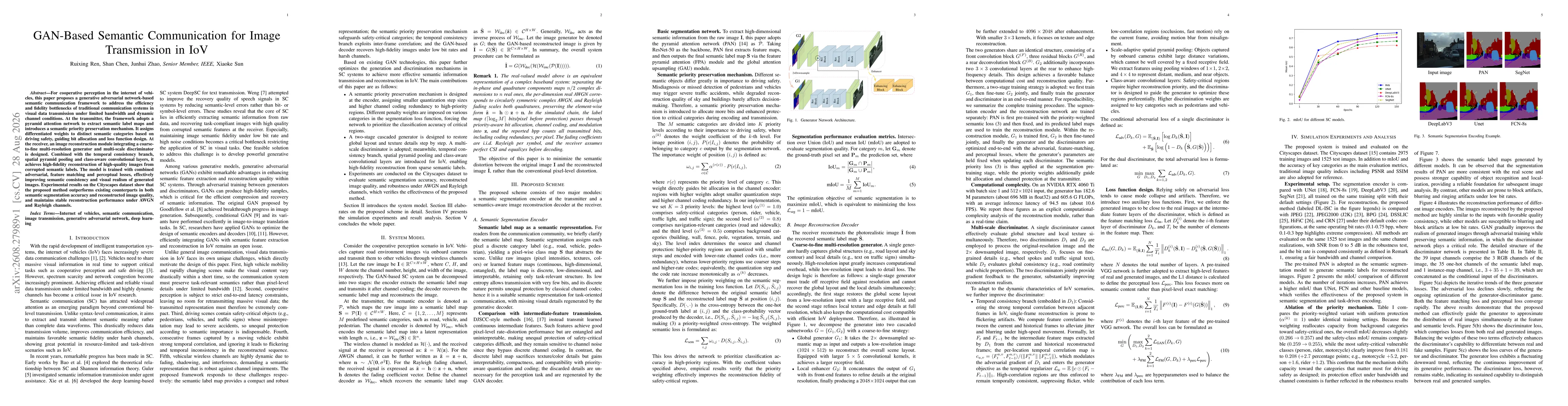 Thumbnail for GAN-Based Semantic Communication for Image Transmission in IoV
