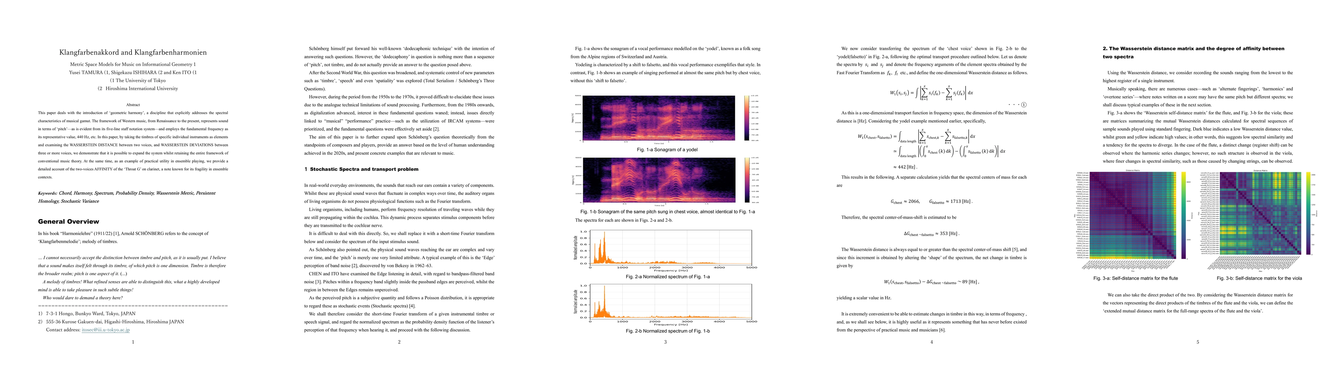 Thumbnail for Klangfarbenakkord and Klangfarbenharmonien Metric Space Models for Music on Informational Geometry 1