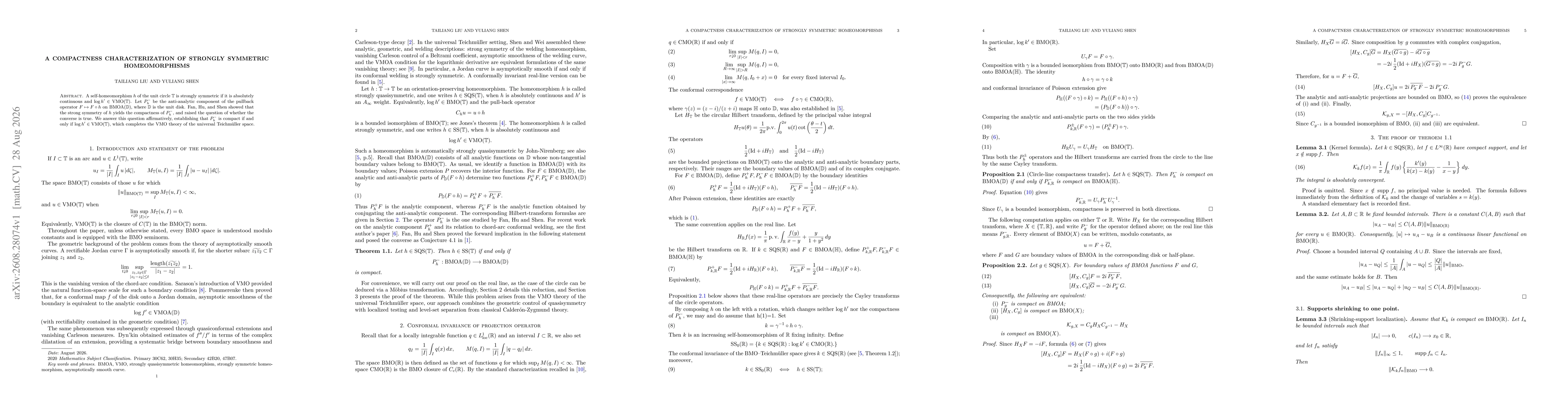 Thumbnail for A Compactness Characterization of Strongly Symmetric Homeomorphisms