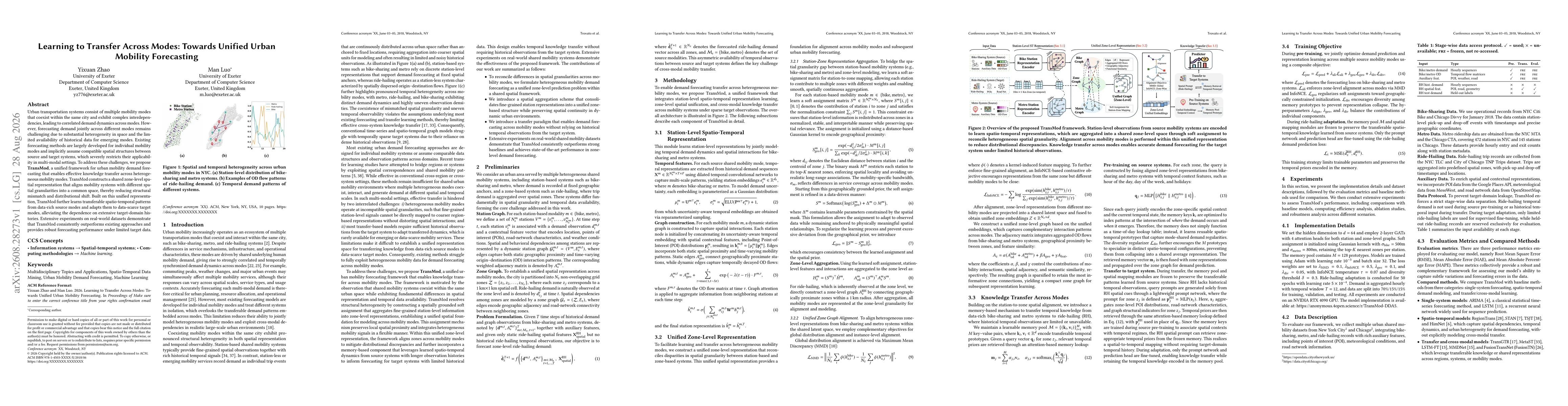 Thumbnail for Learning to Transfer Across Modes: Towards Unified Urban Mobility Forecasting