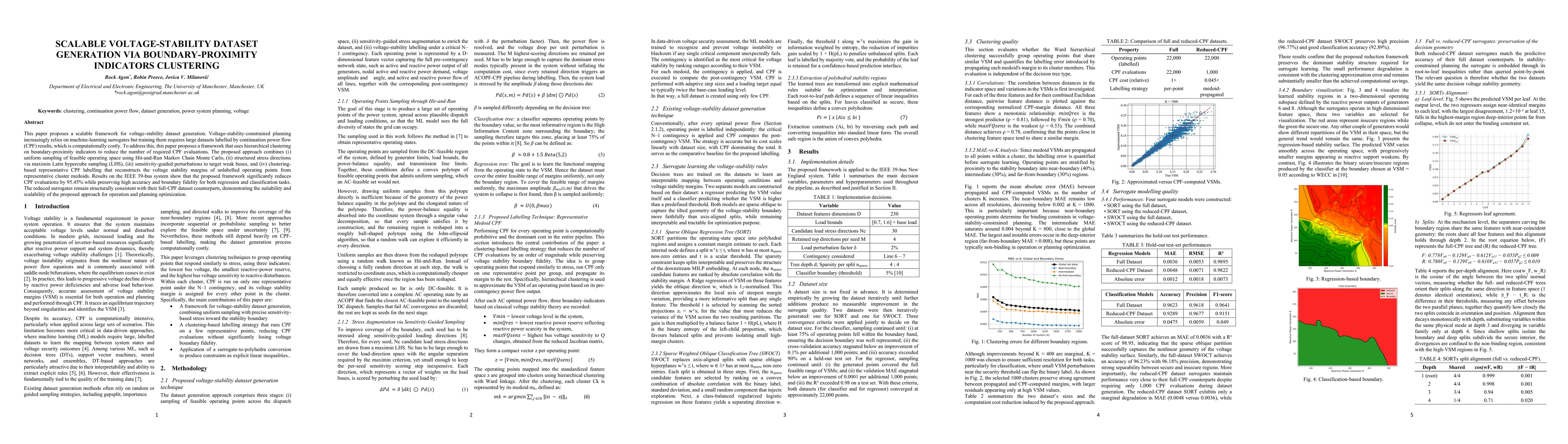 Thumbnail for Scalable Voltage-Stability Dataset Generation Via Boundary-Proximity Indicators Clustering