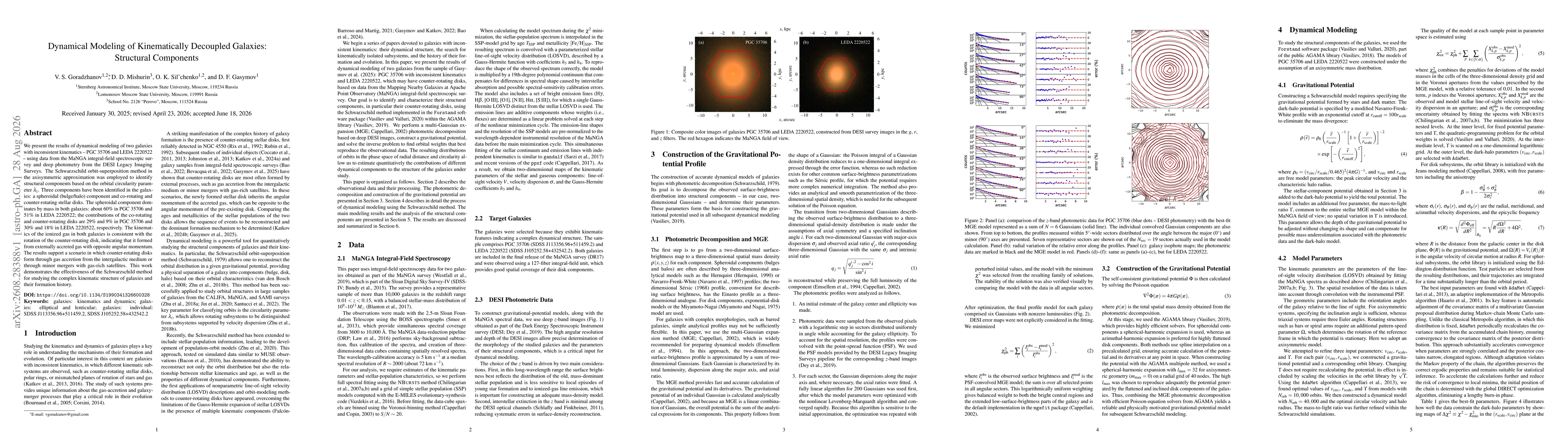Thumbnail for Dynamical Modeling of Kinematically Decoupled Galaxies: Structural Components