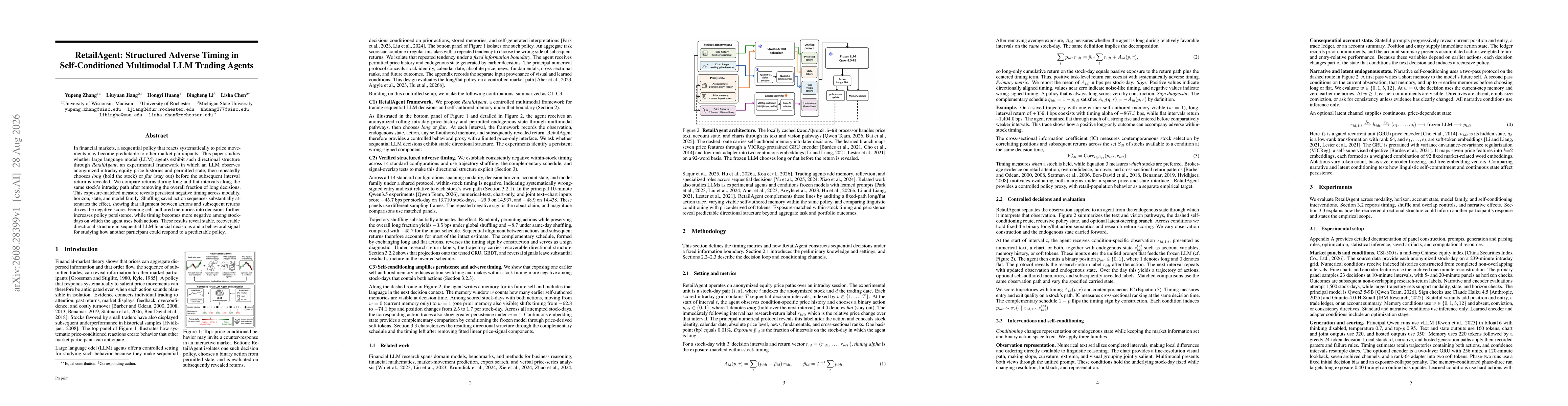 Thumbnail for RetailAgent: Structured Adverse Timing in Self-Conditioned Multimodal LLM Trading Agents