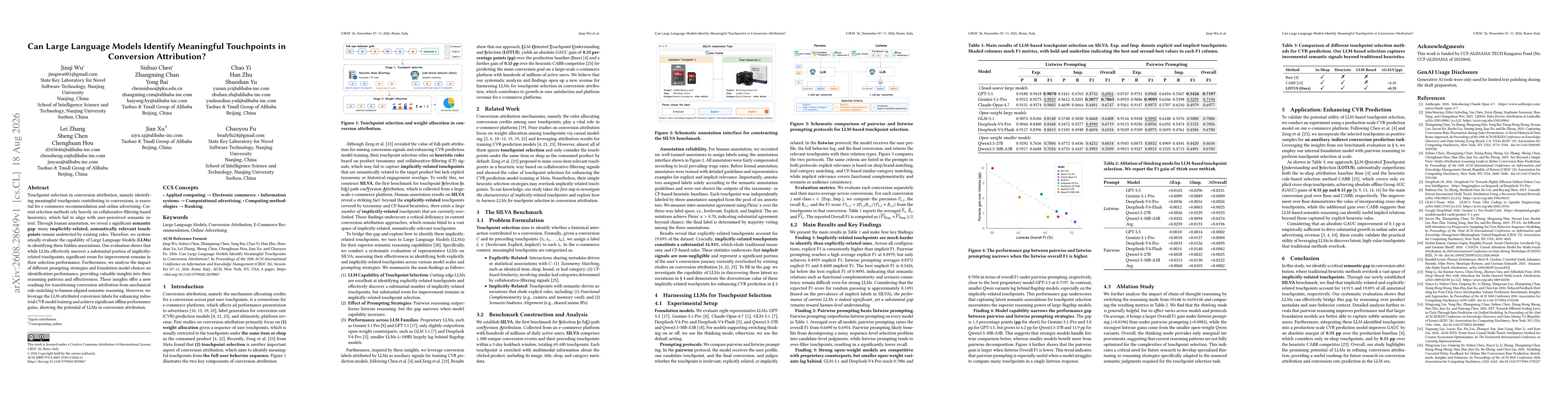 Thumbnail for Can Large Language Models Identify Meaningful Touchpoints in Conversion Attribution?