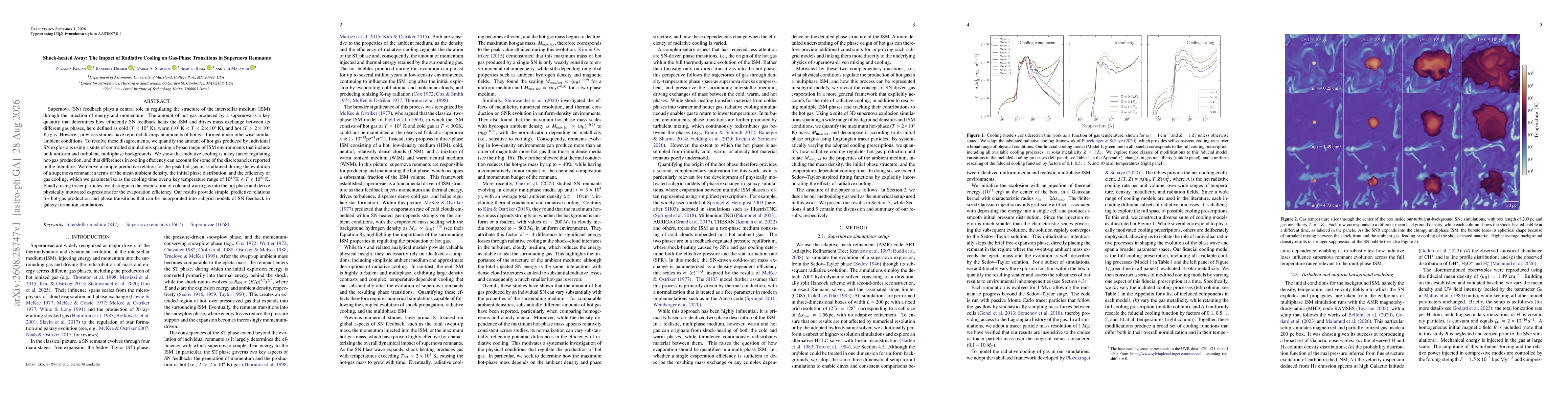 Thumbnail for Shock-heated Away: The Impact of Radiative Cooling on Gas-Phase Transitions in Supernova Remnants