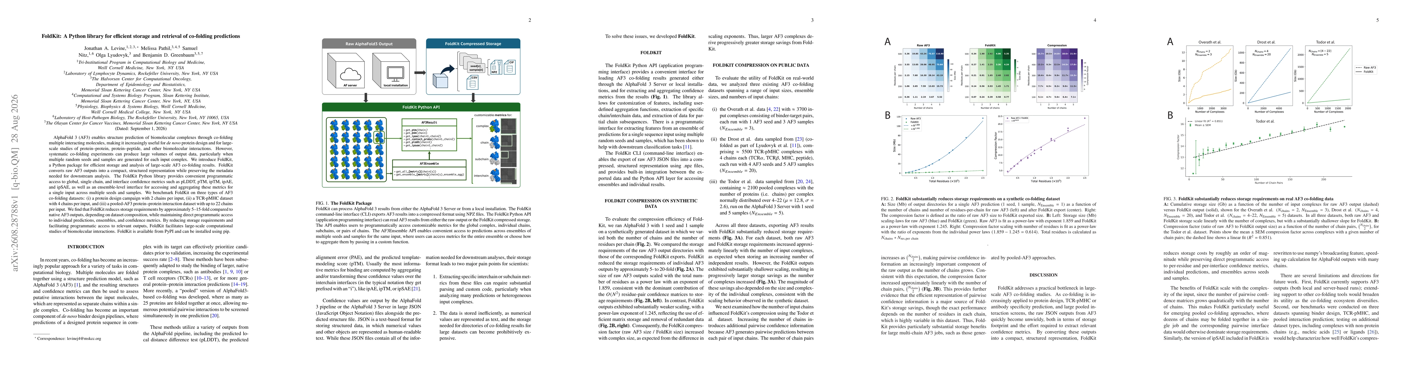 Thumbnail for FoldKit: A Python library for efficient storage and retrieval of co-folding predictions