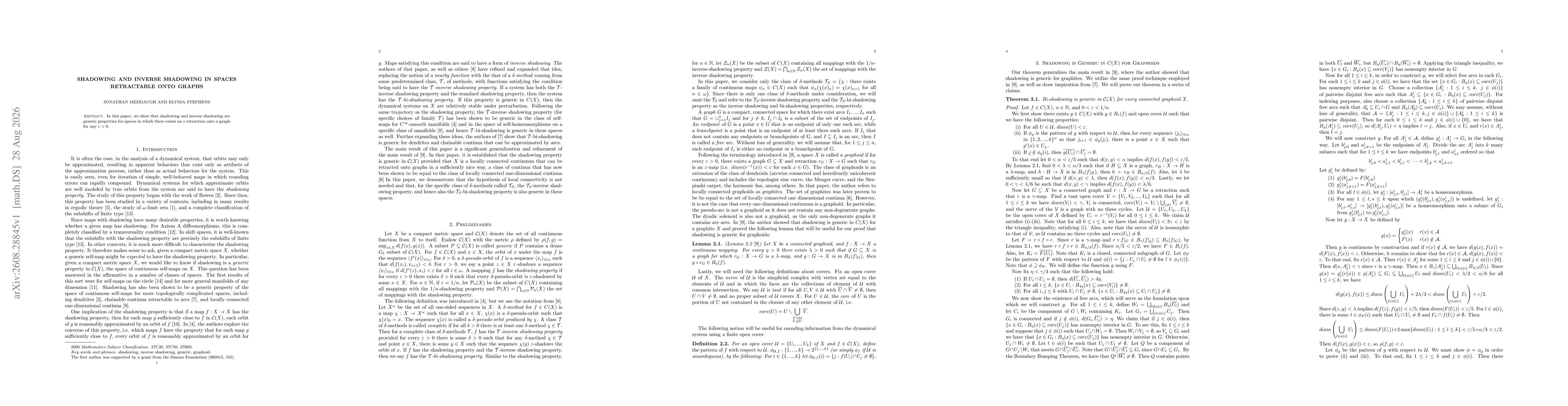 Thumbnail for Shadowing and inverse shadowing in spaces retractable onto graphs