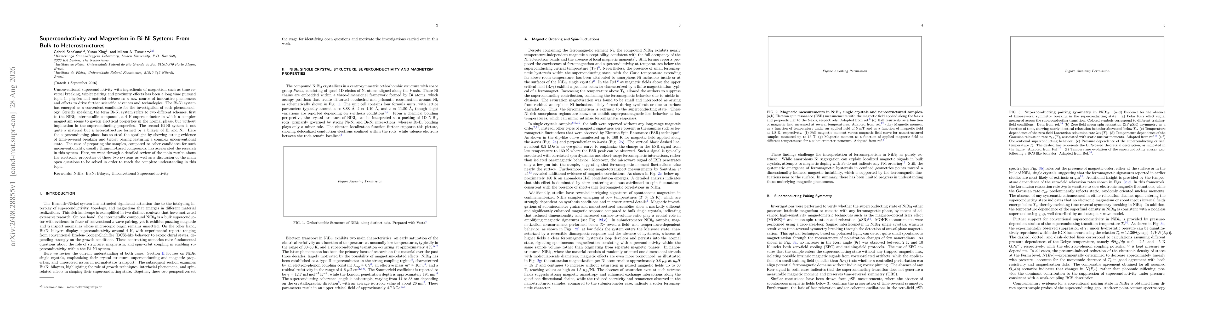 Thumbnail for Superconductivity and Magnetism in Bi-Ni System: From Bulk to Heterostructures