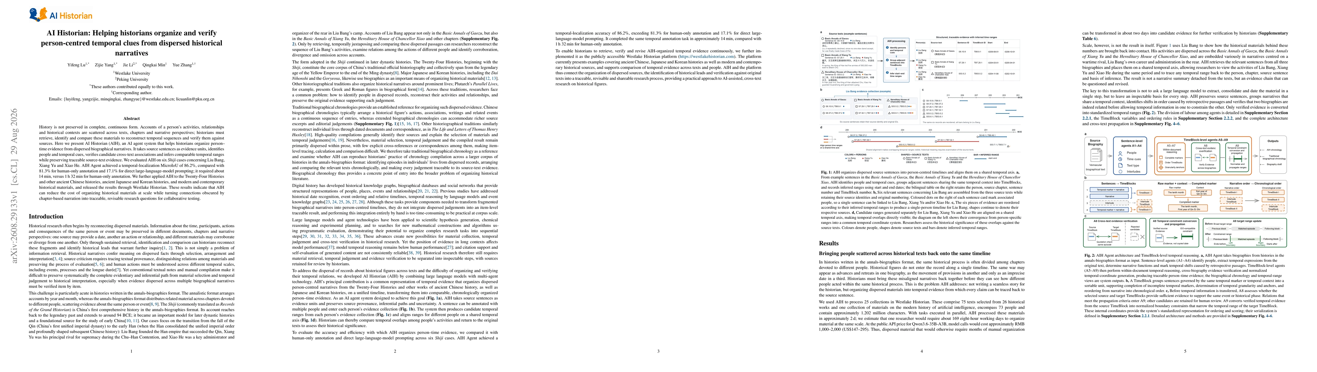 Thumbnail for AI Historian: Helping historians organize and verify person-centred temporal clues from dispersed historical narratives
