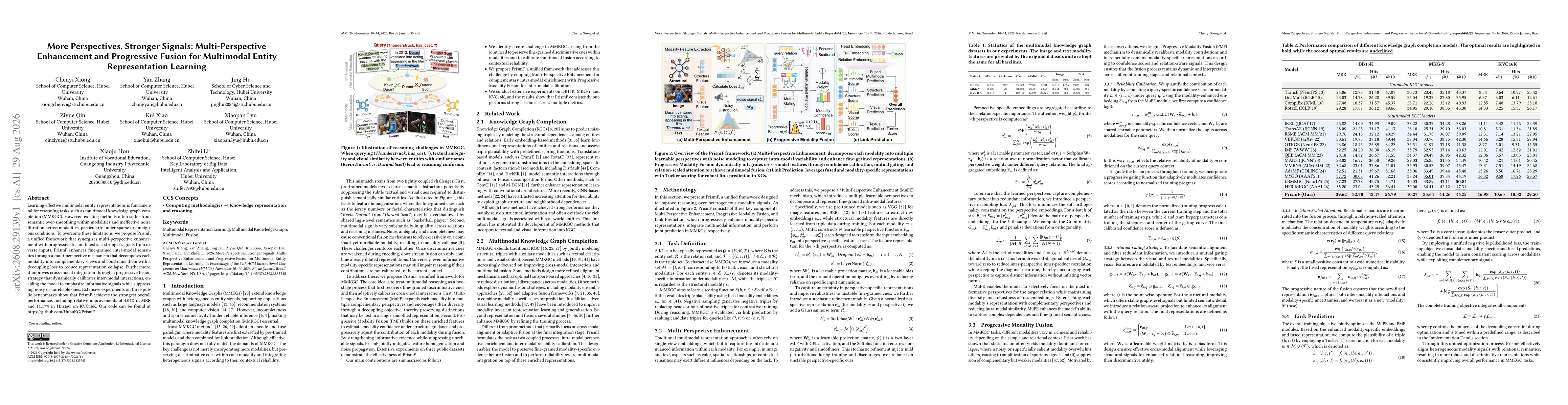 Thumbnail for More Perspectives, Stronger Signals: Multi-Perspective Enhancement and Progressive Fusion for Multimodal Entity Representation Learning