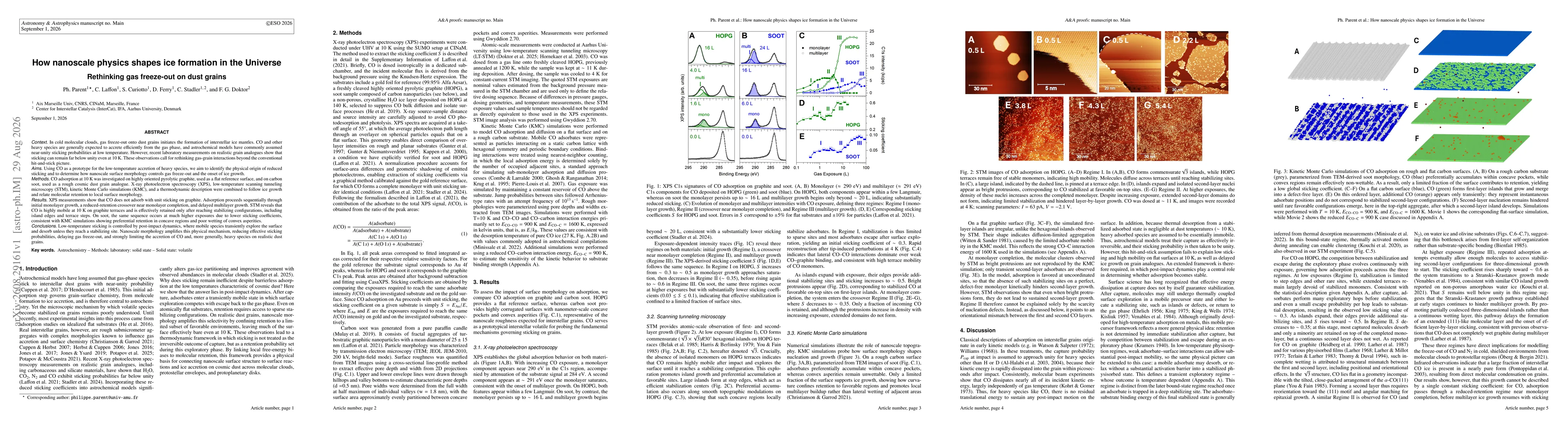 Thumbnail for How nanoscale physics shapes ice formation in the Universe: Rethinking gas freeze-out on dust grains